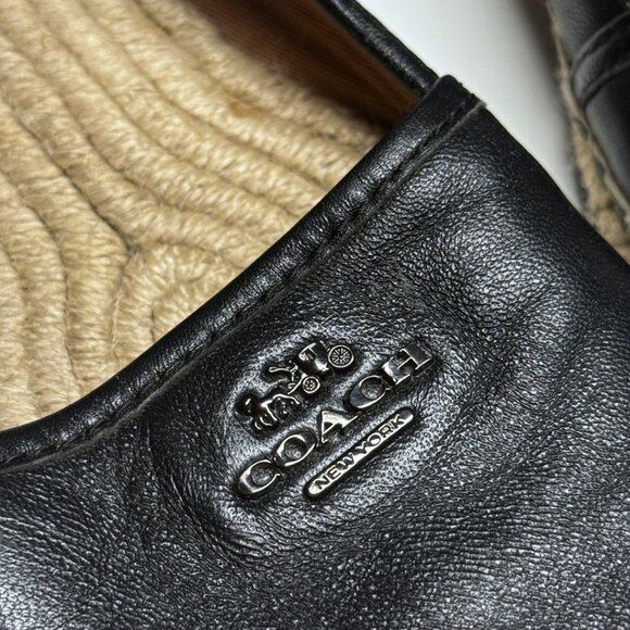 Coach Rhodelle Black Leather Espadrilles – Women’s Size EU 38 / US 8 – Pre-Owned - Picture 11 of 11